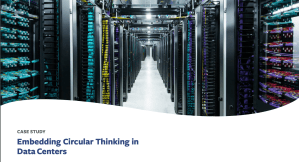 cover of case study for embedding circular thinking in data centers with title